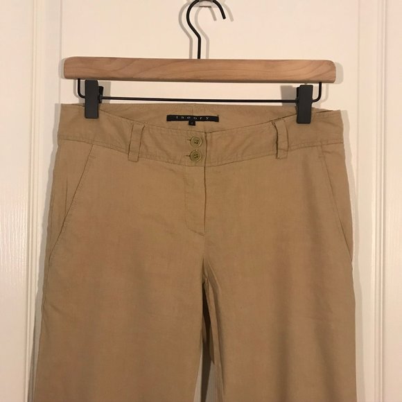 Theory Linen Blend Pants - Picture 3 of 8